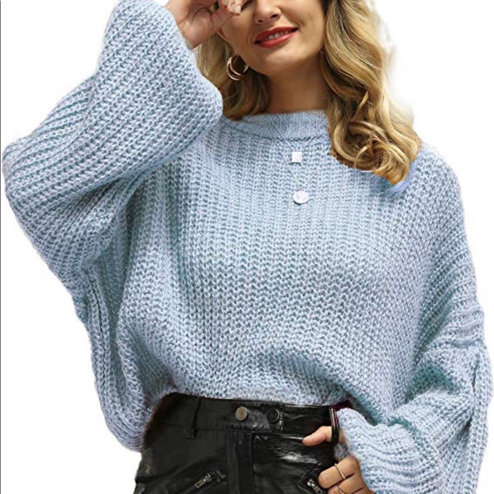 Adorable comfy knit oversized sweater